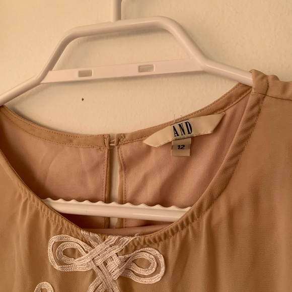 Full sleeves Beige office top. - Picture 3 of 3